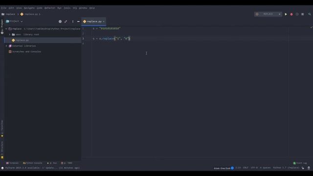 Replacing Strings смотреть онлайн