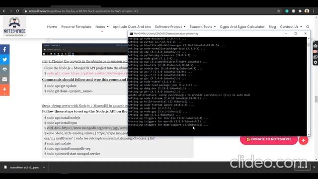 How to Deploy a MERN Stack application to AWS Amazon EC2 смотреть онлайн