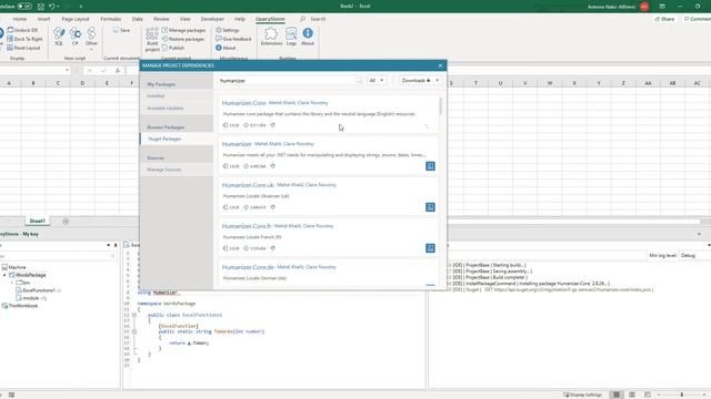 Excel functions with C# смотреть онлайн