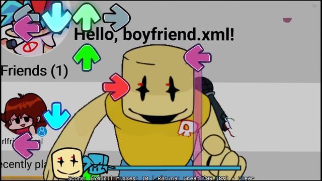 Friday Night Funkin' VS John Doe, The Roblox Hacker | Hacking Mechanic (FNF Mod/Modchart) смотреть онлайн