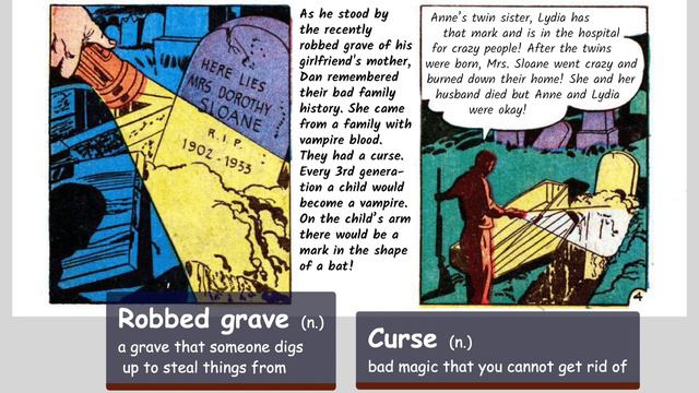 Improve your English with Short Stories (B1 Intermediate IELTS 4-5) Comic Book: Vampires! смотреть онлайн