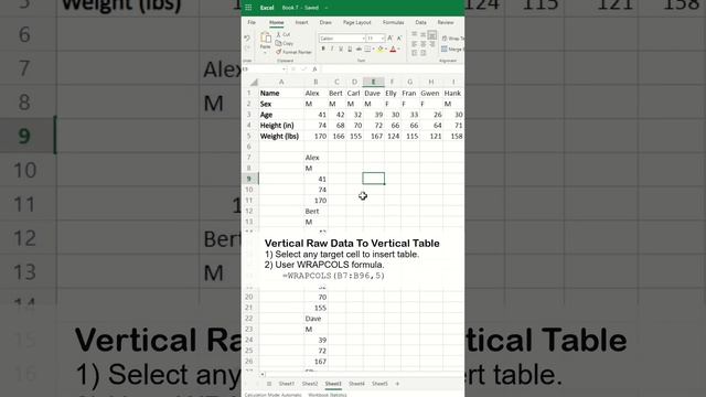 WRAPCOLS function in Excel 365 - Excel Tips and Tricks смотреть онлайн