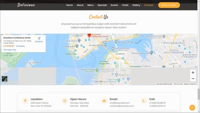 Delicious – Free Restaurant Bootstrap Template -CodeBox смотреть онлайн