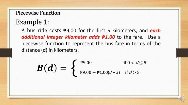 Functions as Representations of Real life Situations Part 2 Piecewise Function смотреть онлайн