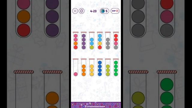 Bubble Sort Color Puzzle Game Legend Level 4-1 to 4-50 Gameplay Walkthrough Android, iOS смотреть онлайн