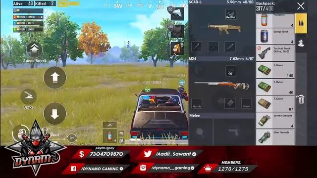 PUBG MOBILE LIVE WITH DYNAMO | HYDRA SQUAD IN ACTION FOR CHICKEN DINNER | SUBSCRIBE & JOIN ME смотреть онлайн