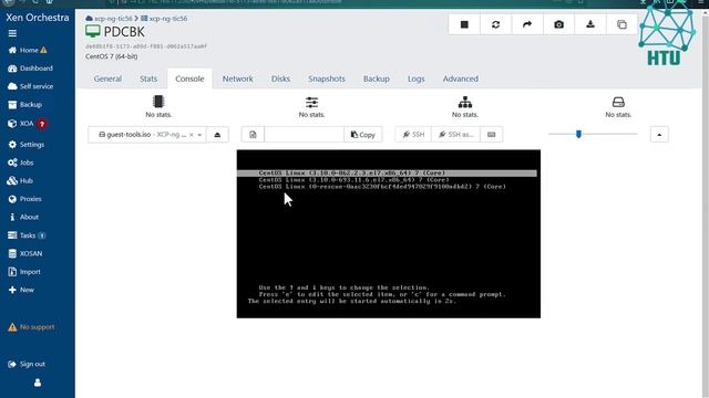 Export An Import VM On Xen Orchestra