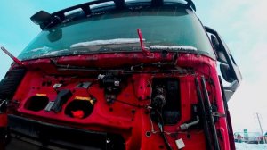 Ролик 129. Ремонт трапеции дворников на VOLVO FH-4. Заклинил водительский дворник.