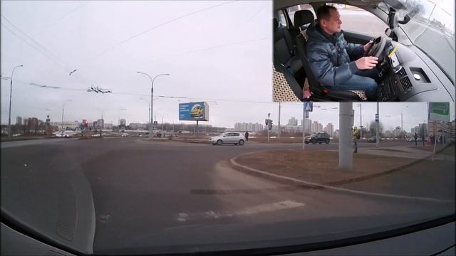 Выезд из ГАИ на Семашко , экзамен . смотреть онлайн