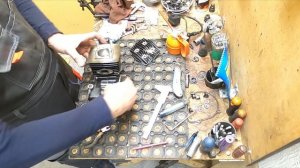 Веломотор F-80, сборка, запуск  Часть 4