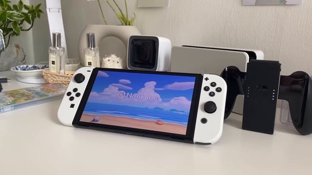 nintendo switch OLED unboxing (+ accessories!!) 🐶🍃🌸 смотреть онлайн