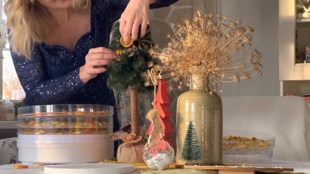 Зима пришла и в саду тихо и спокойно,  белым бело, можно заняться  УКРАШЕНИЕМ ДОМА.