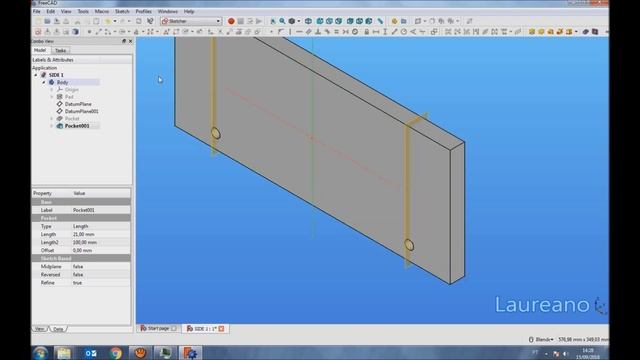 FreeCAD - Furniture Design 1/3 смотреть онлайн