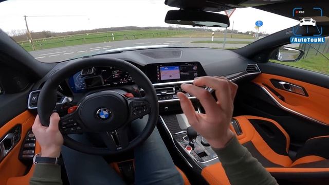 BMW M3 G80 Competition REVIEW on AUTOBAHN by AutoTopNL смотреть онлайн