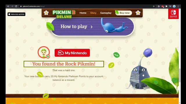 Pluck the 5 Hidden Pikmin on the Pikmin 3 Deluxe Website (My Nintendo Missions) смотреть онлайн