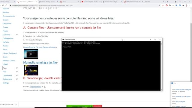 Java , CH 1 INTRODUCTION, How to run a jar file смотреть онлайн