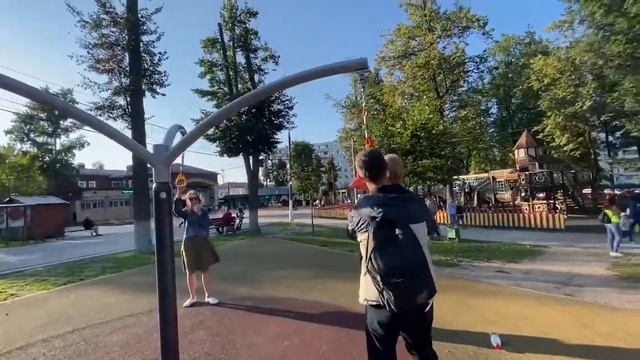 Приехали домой в Павловский Посад. Гуляем. смотреть онлайн