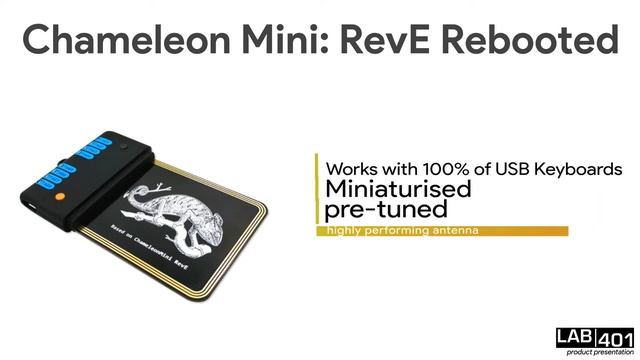 Chameleon Mini RevE - LAB401 product presentation смотреть онлайн
