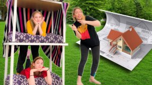 КТО ЛУЧШЕ ПОСТРОИТ ДОМ за 5 МИНУТ? Сказочный Челлендж