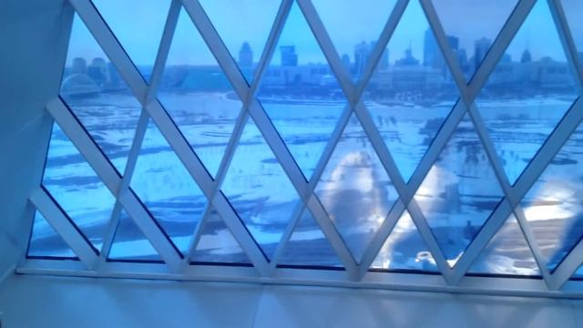 Астана. Пирамида - Дворец мира. Март 2013 смотреть онлайн