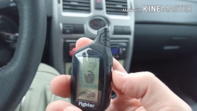 Настройка часов на брелке сигнализации Fighter 90, StarLine a91. смотреть онлайн