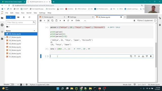 Lesson 8 | Python | Tuples - DataType смотреть онлайн