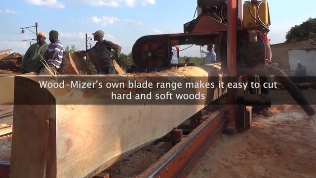 Wood-Mizer Sawmills supporting small business in Lubumbashi, DRC, Africa смотреть онлайн