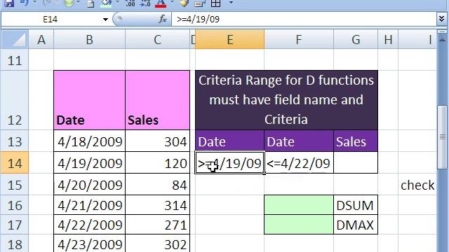 Excel Magic Trick 310: D Functions & Date Criteria смотреть онлайн