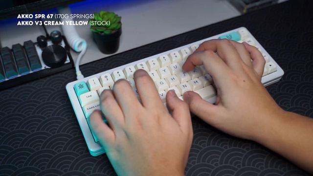 Creamy Switches - Akko V3 Cream Yellow Sound Test
