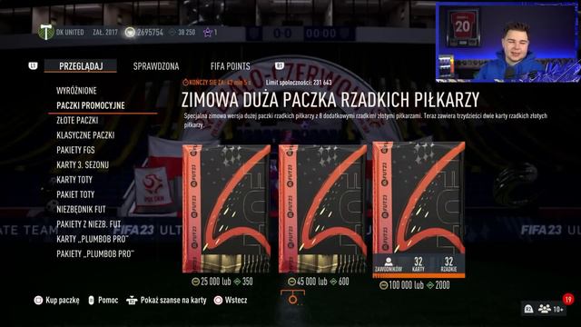 NAJWIĘKSZE OTWIERANIE PACZEK TOTY W ŻYCIU!! - FIFA 23 Ultimate Team