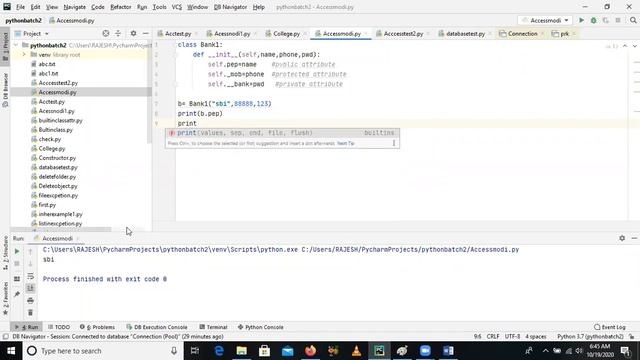 PYTHON ACCESS MODIFIERS IN TELUGU смотреть онлайн