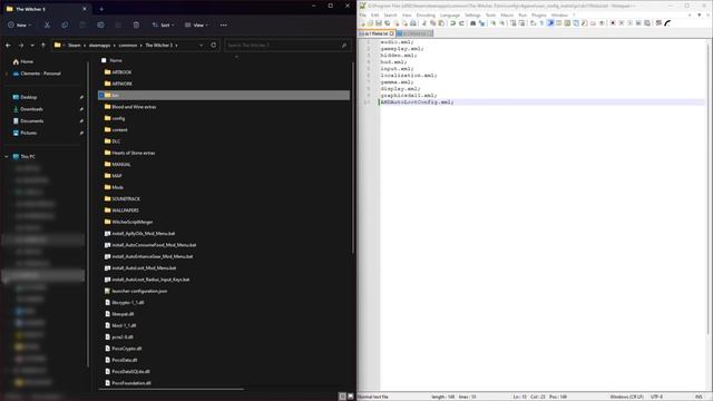 The Witcher 3 - Installing the Mods Menu via Script смотреть онлайн