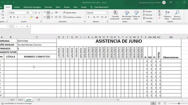 ASISTENCIA DEL MES DE JUNIO DE 2023 смотреть онлайн