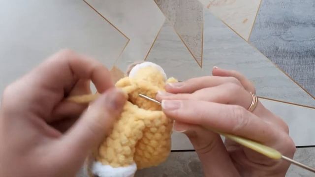 Мастер-класс "Мишка в пижаме" крючком из плюшевой пряжи (часть2) смотреть онлайн