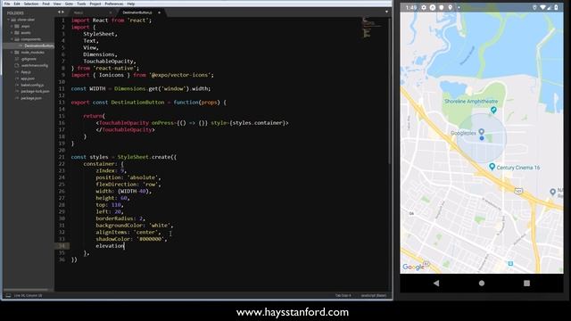 UBER Clone #2 | Using Location & React Native Maps | Beginners++ смотреть онлайн