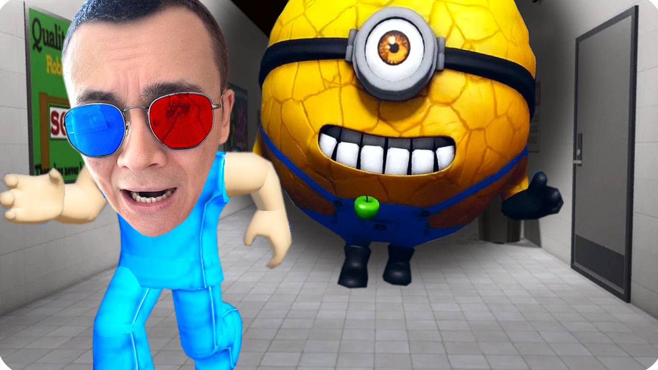 🍌ПОБЕГ ИЗ ТЮРЬМЫ МИНЬОНА В РОБЛОКС смотреть онлайн