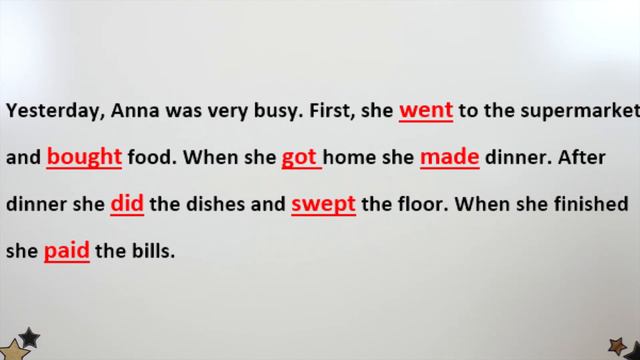 English With Kim-Chores Lesson 3 past tense irregular verbs смотреть онлайн