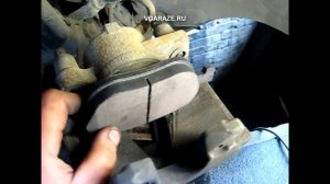 Замена передних колодок Рено Сценик / Renault Scenic