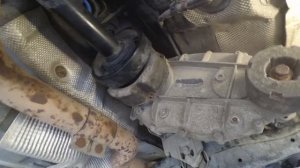 Audi Q7 TDI  2010 - 2015 Снятие кардана