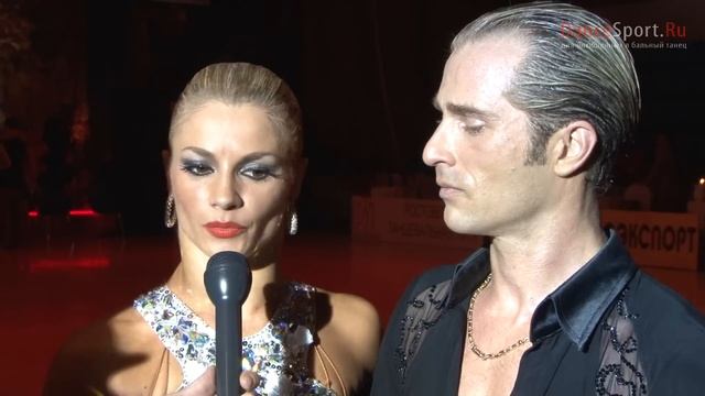 Riccardo Cocchi - Yulia Zagoruichenko USA | Interview | Autumn Star 2013 смотреть онлайн