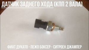 Датчик заднего хода Фиат Дукато Пежо Боксер Ситроен Джампер - Запчасти и сервис Ducato/Boxer/Jumper