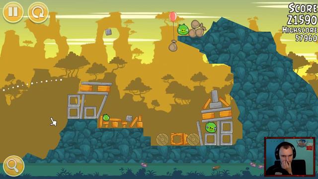 Let's play Angry Birds #107 - Glück muss man haben [100%, PC, HD] смотреть онлайн