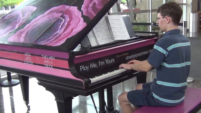 Street Piano, Gnossienne No. 3 (Satie), Mesa, Arizona - played by David Wright смотреть онлайн