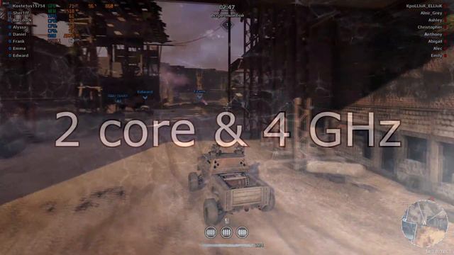 Тест Crossout с "разными" процессорами смотреть онлайн