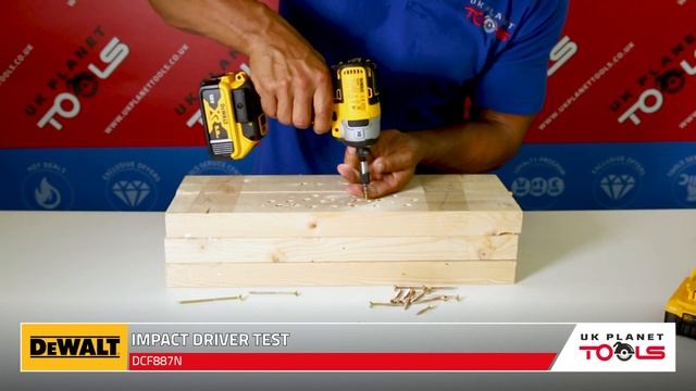 Testing out the DeWALT DCF887N Brushless Impact Driver Unit | UK Planet Tools смотреть онлайн