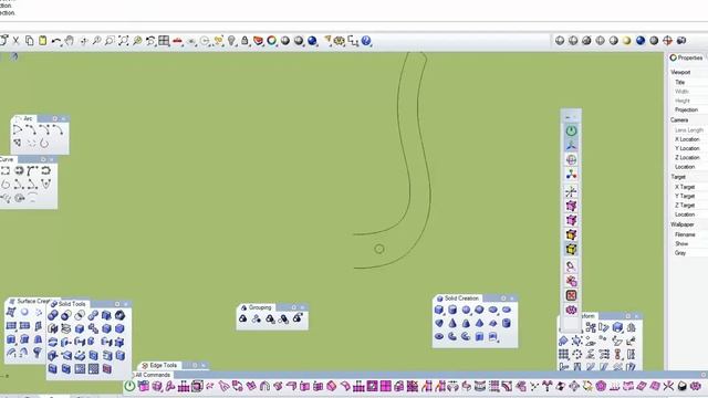 Rhinoceros 3D УРОК 17 построение швензы смотреть онлайн