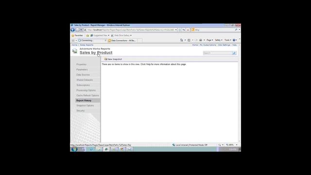 SSRS Part 5 Demo2 - Configuring a Report Snapshot.mp4 смотреть онлайн