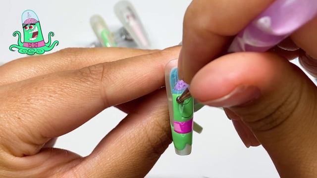 How to Draw MARK CHANG from Fairly Oddparents | Jellys Nails Tutorial смотреть онлайн