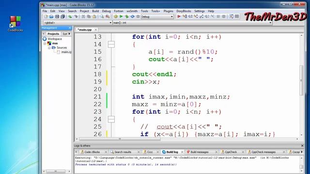 Уроки по С++. Урок 12.2. Работа с массивами. смотреть онлайн