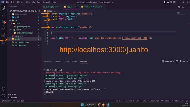 Clase N° 28 - API Rest con Express смотреть онлайн